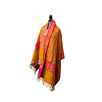 Tibetischer Schal curry-rot
