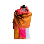 Tibetischer Schal curry-rot