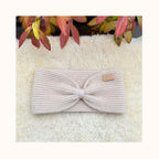 Cashmere Stirnband beige