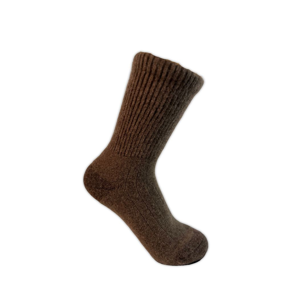 Yak Wollsocken - Hellbraun