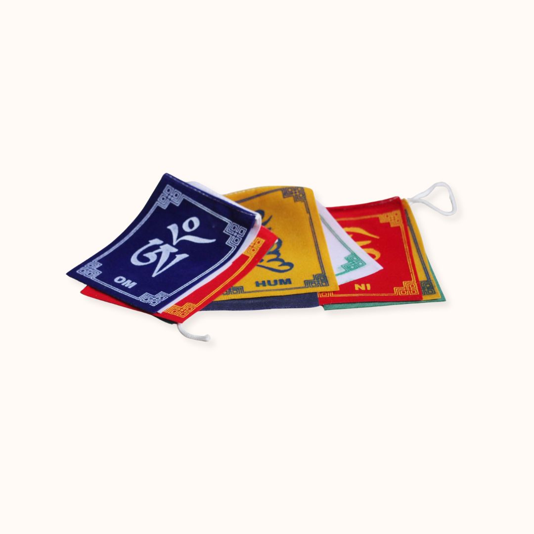 Tibetische Mantra Gebetsfahnen