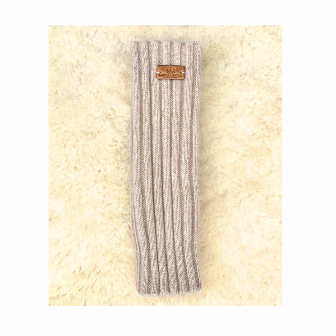 Cashmere Armstulpen - beige