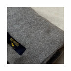 Yakwolle Decke fein und graumeliert