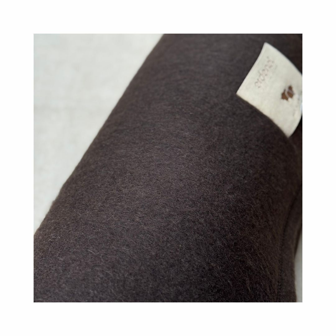 Yakwolle Decke schokobraun