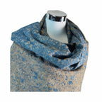 Tibetischer Schal melange- jeans