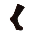 Yakwool sock - dark brown