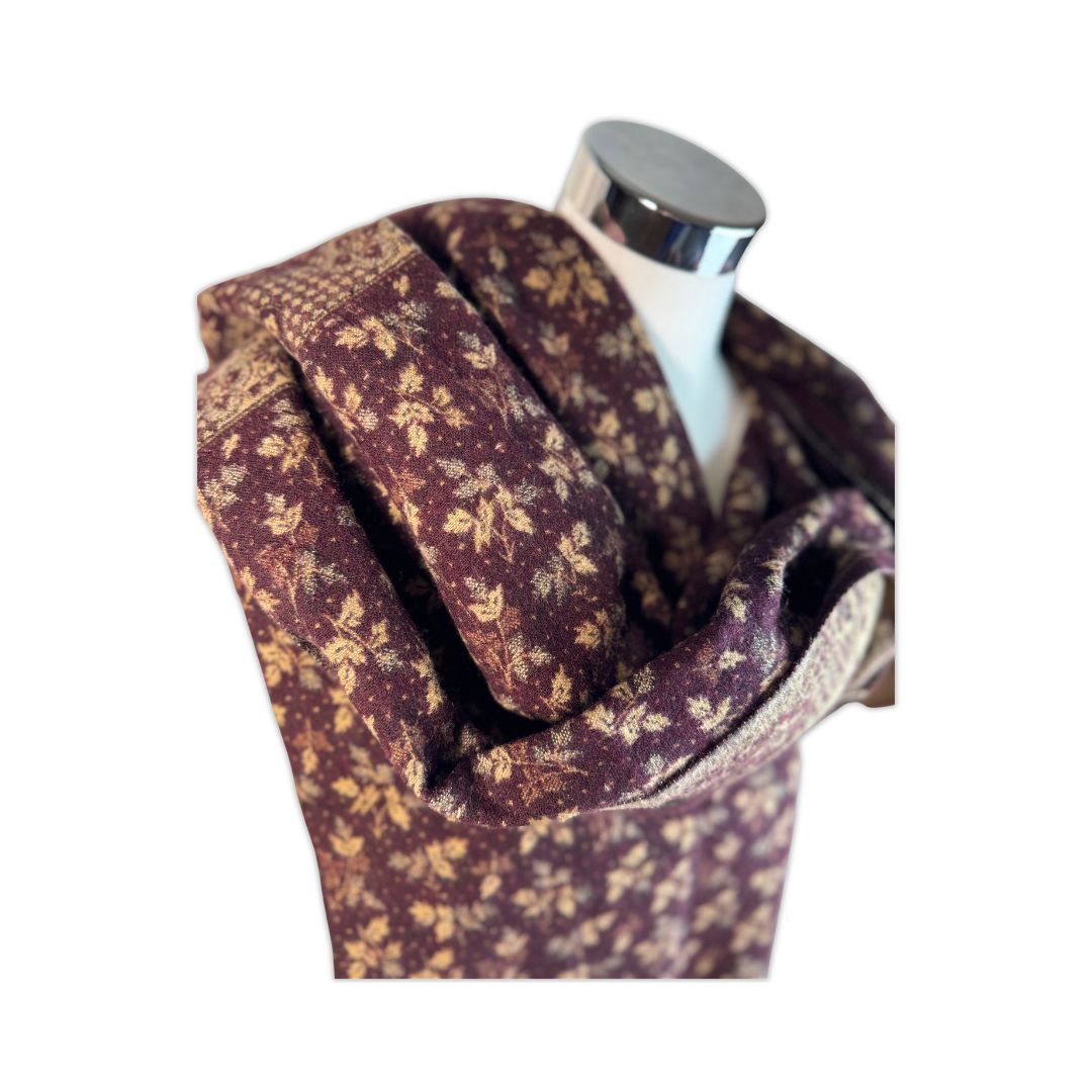 Tibetischer Schal braun - beige