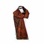 Tibetischer Schal Herbstlaub