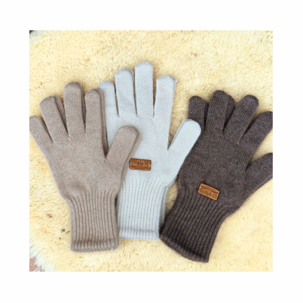 Cashmere Handschuhe wollweiß