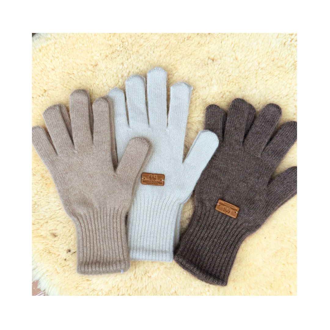 Cashmere Handschuhe wollweiß