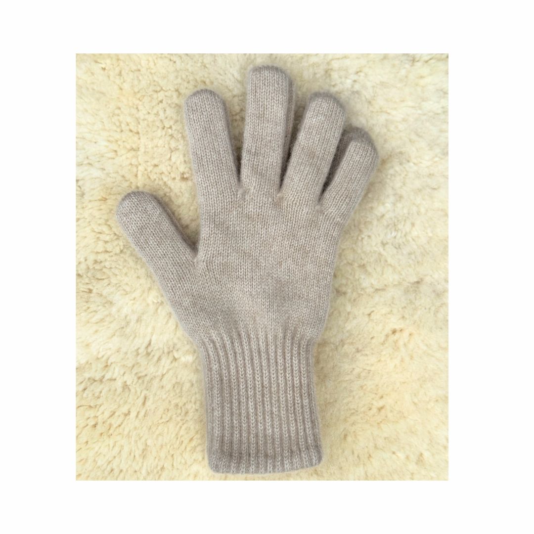 Cashmere Handschuhe beige