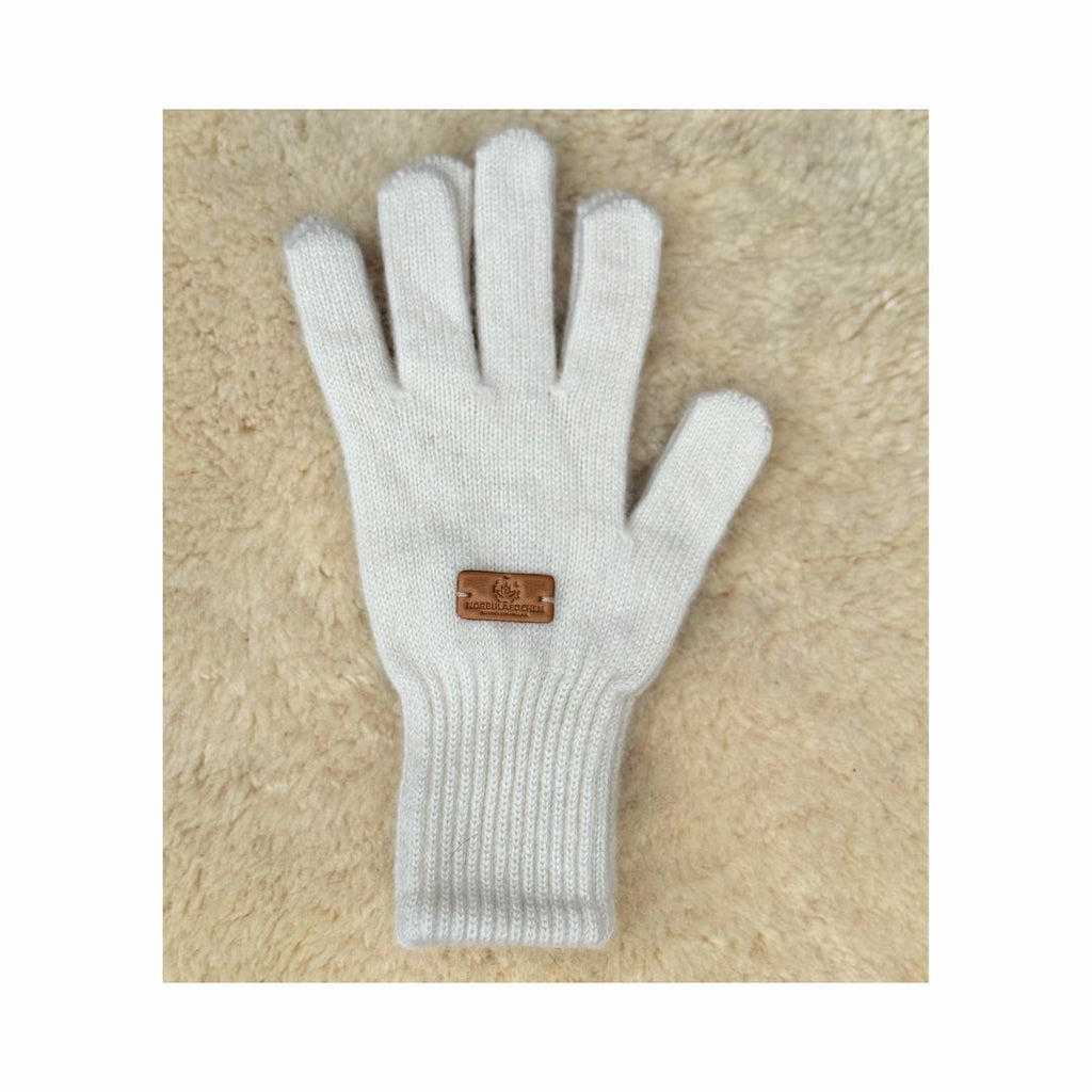 Cashmere Handschuhe wollweiß
