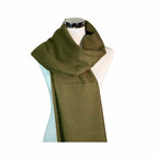 Wollschal grün