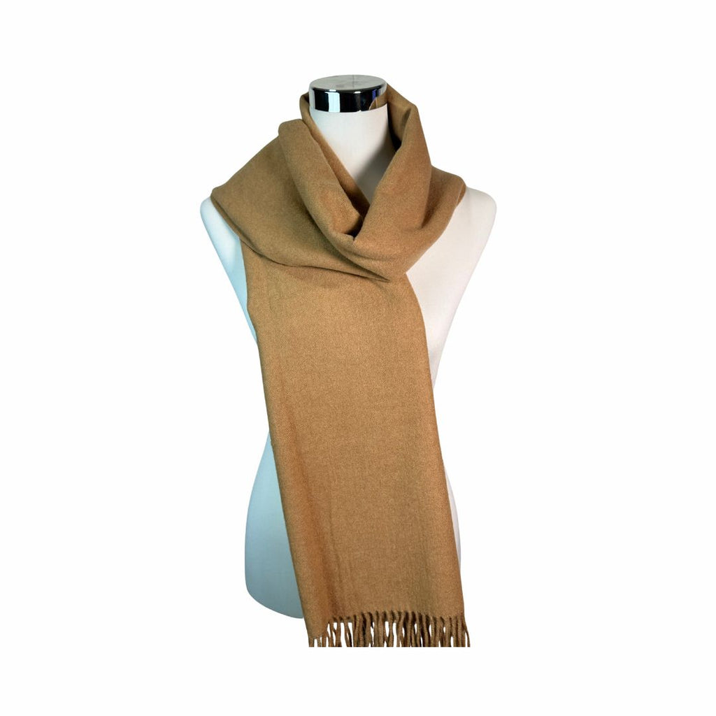 Wollschal camel