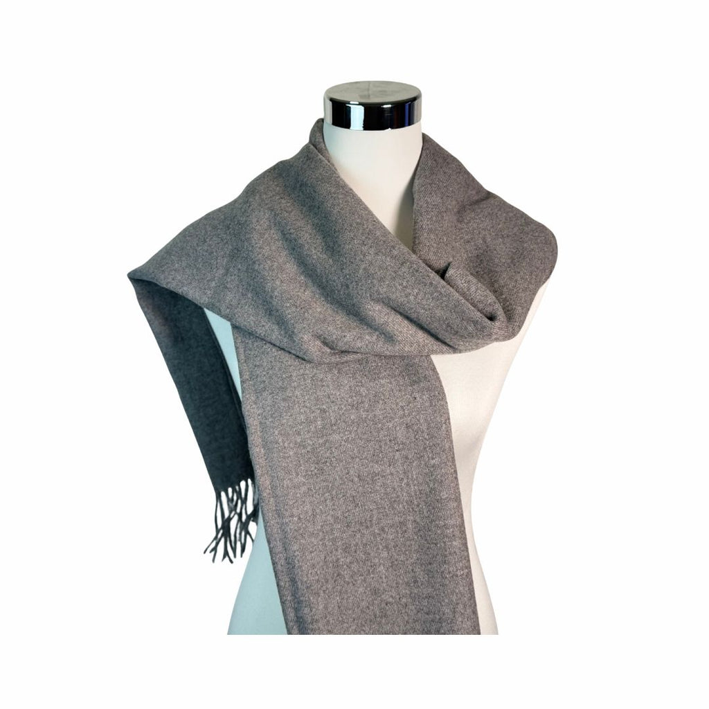 Wollschal hellgrau