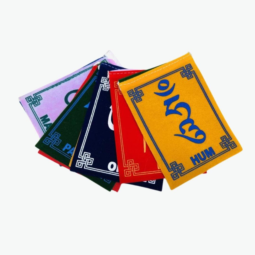 Tibetische Mantra Gebetsfahnen