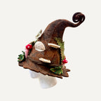 Handgemachte Filzhut  brauner Waldhut