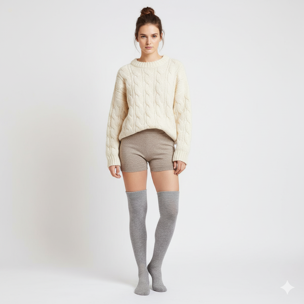 Wolle Overknees