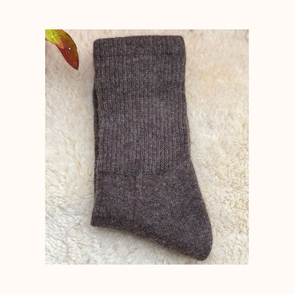 Wollsocken - Braun
