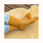 Wollsocken - Senfgelb