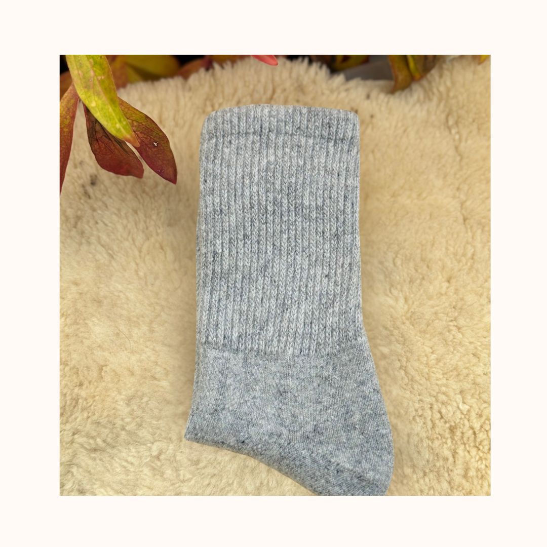 Wollsocken – Grau